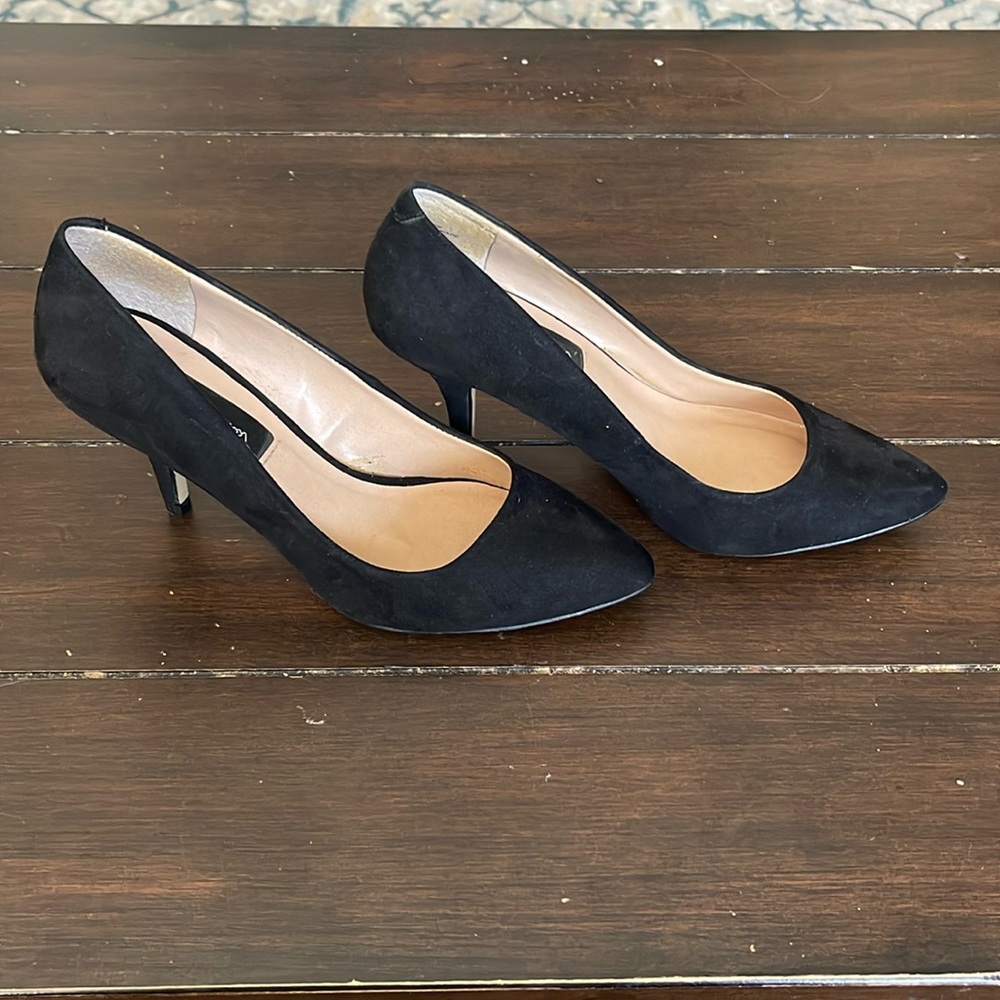 Black Suede Pumps